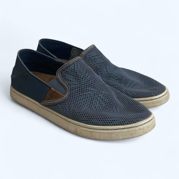 OluKai Blue Mesh Espadrilles - Picture 1 of 9